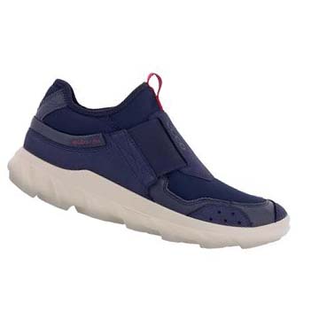 Women's Ecco Mx Low Slip On Sneakers Blue | Canada 229KOR